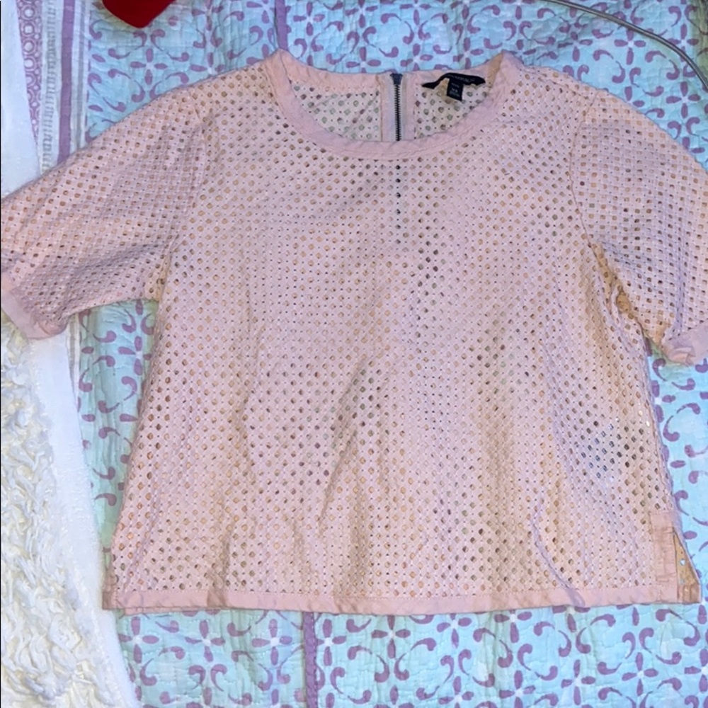 Cute mesh top